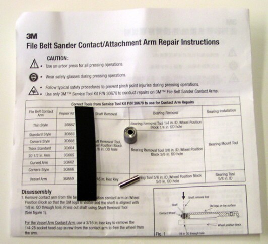 3M(TM) File Belt Arm #28369 Repair Kit PN30667
