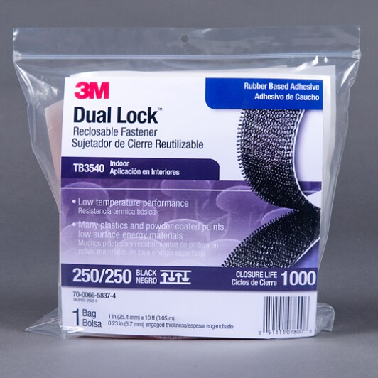 3M Dual Lock Reclosable Fastener TB3540 Trial Bag