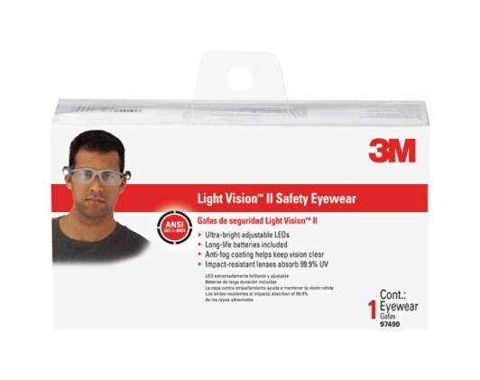 3M(TM) TEKK Protection(TM) Light Vision(TM) Safety Eyewear 97490