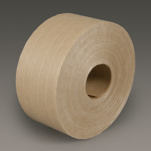 3M(TM) Water Activated Tape Medium Duty Reinforced 6146 Brown Up