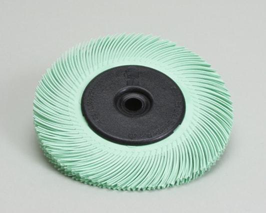 3M(TM) Radial Bristle Brush T-C 6 Inch Lt. Green