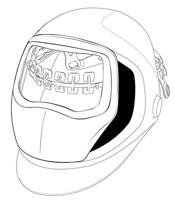 Speedglas 9100 welding shield SW without ADF