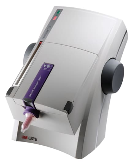 Pentamix 3 high angled right with Impregum, KO