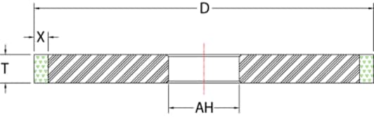 3M(TM) Fluting Wheels Shape - 1A1 Graphic