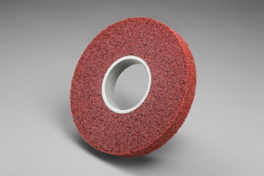 Scotch-Brite(TM) Metal Finishing Wheel, 8 in x 1 in x 3 in 5ACRS