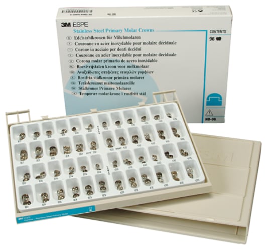 3M Stainless Steel Primary Molar Kit, ND-96