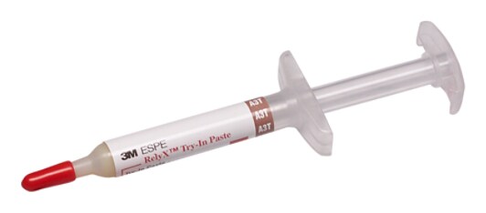 RelyX Try-In Paste Syringe - A3 Opaque/Yellow Opaque, 7614A3T