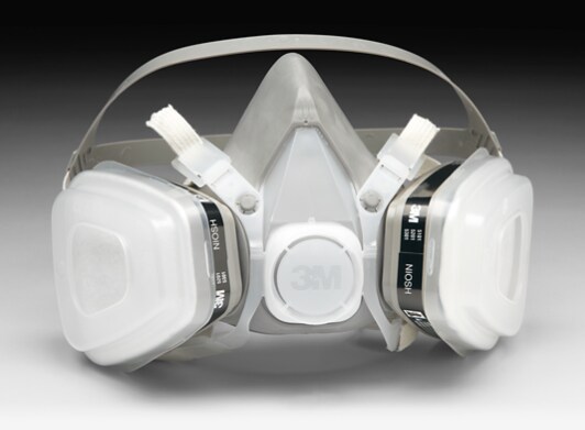 52P71 Dual Cartridge Respirator, Organic Vapor, P95, Medium