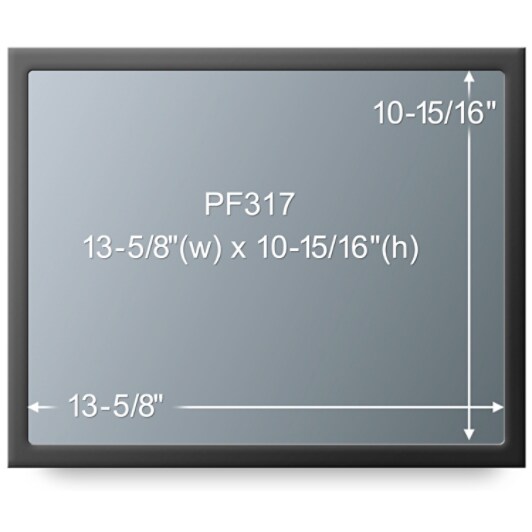 PF317 17.0 Framed Privacy Filter