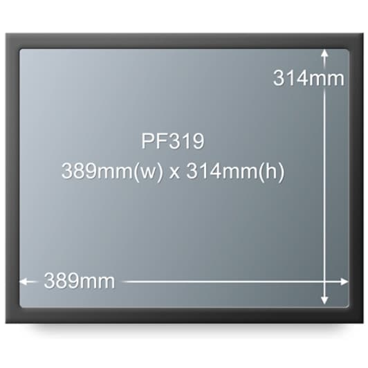 PF319 19.0 Framed Privacy Filter