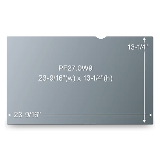 PF27.0W9  Widescreen Privacy Filter