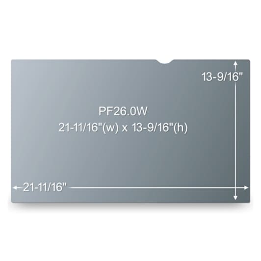 PF26.0 Widescreen Privacy Filter