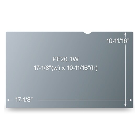PF20.1 Widescreen Privacy Filter