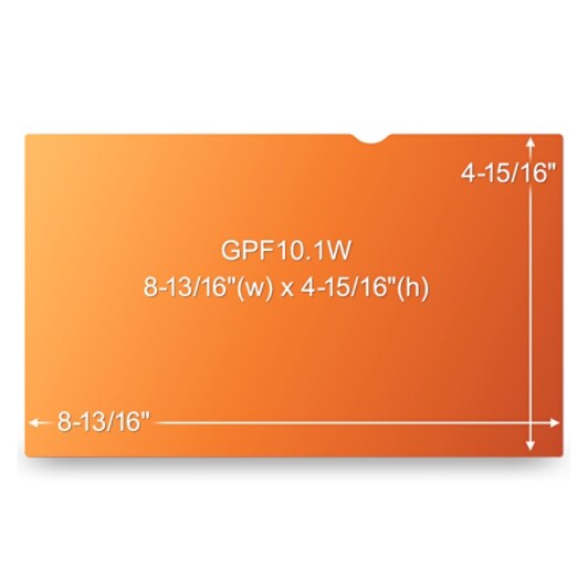 PF 10.1W  Gold Widescreen Privacy Filter.