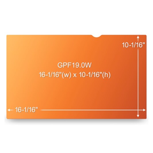 GPF19.0 Widescreen Gold Privacy Filter