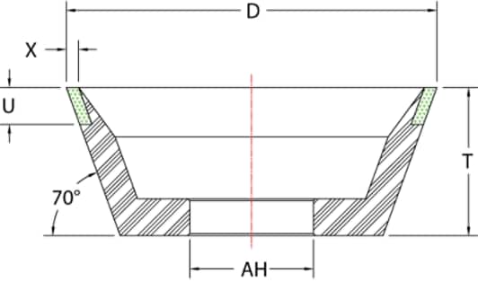 3M(TM) Primary and Secondary Relief Wheels Shape - 11V9 Graphic