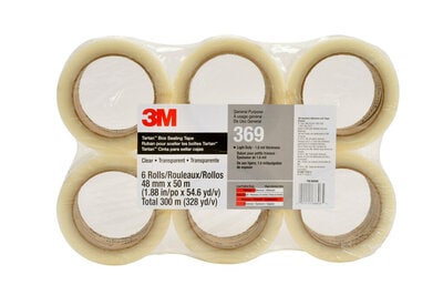 Tartan(TM) General Use Box Sealing Tape 369 Clear