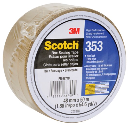 Scotch(R) High Performance Box Sealing Tape 353 48 mm x 50 m