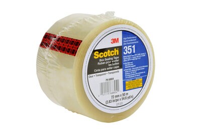 Scotch(R) High Performance Box Sealing Tape 351 72 mm x 50 m