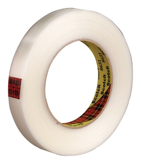 Scotch(R) Reinforced Strapping Tape 8651 Clear