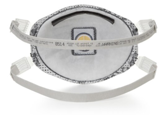 3M Particulate Respirator 8514, N95, with Nuisance OV