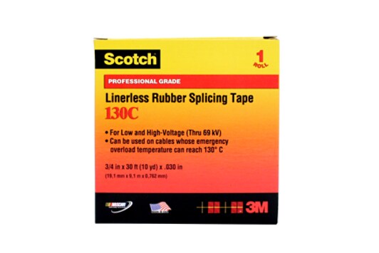 Scotch(R) 130C Linerless Rubber Splicing Tape
