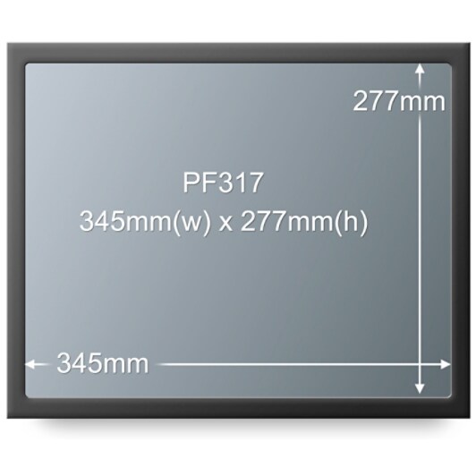 PF317 17.0 Framed Privacy Filter