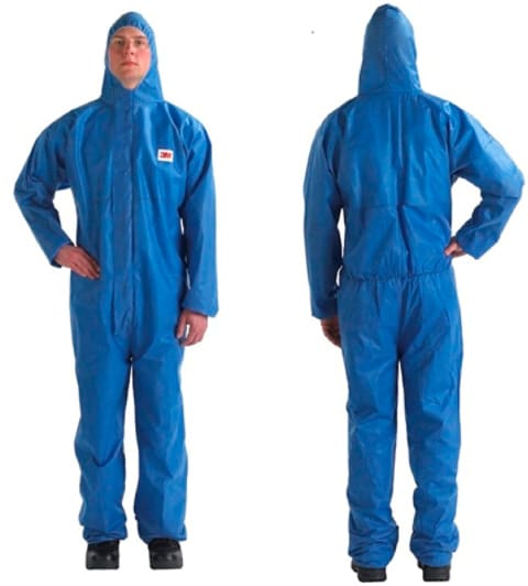 3M Protective Coverall 4515 Blue Front Product Shot