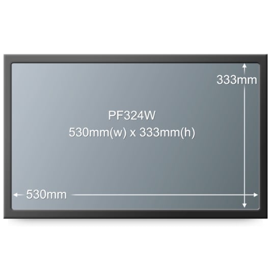 PF324W 24.0 Widescreen Framed Privacy Filter