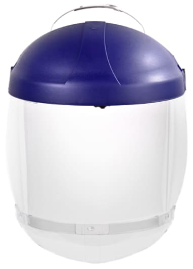 3M(TM) Ratchet Headgear with Clear Chin Protector HCP8, Head and