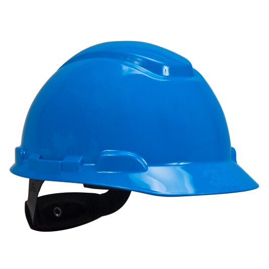 3M(TM) Hard Hat, Blue 4-Point Ratchet Suspension H-703R