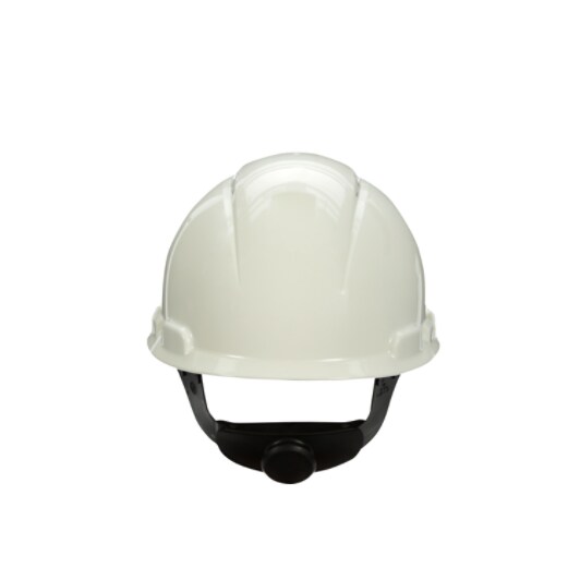 3M(TM) Hard Hat, Vented Wht 4-Pt Ratchet Suspension H-701V Back