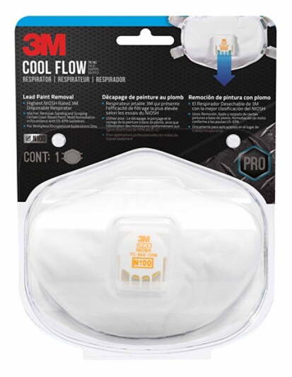 8233PA1 Tekk Protection(TM) Lead Paint Removal Valved Respirator