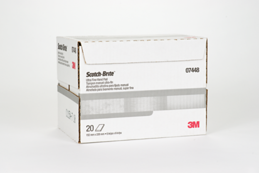 Scotch-Brite(TM) Ultra Fine Hand Pad 07448, Gray, Packaging