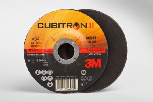 3M(TM) Cubitron(TM) II Cut-Off Whl T27,(66533) 4.5x.09x7/8in