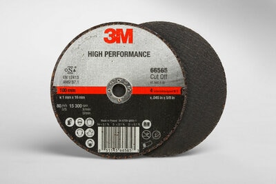 3M(TM) High Performance Cut-Off Whl T1,(66565) 4x.045x5/8in