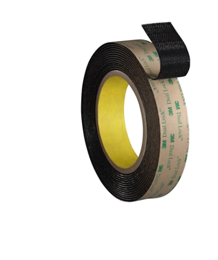 3M Dual Lock Reclosable Fastener Low Profile Black Roll