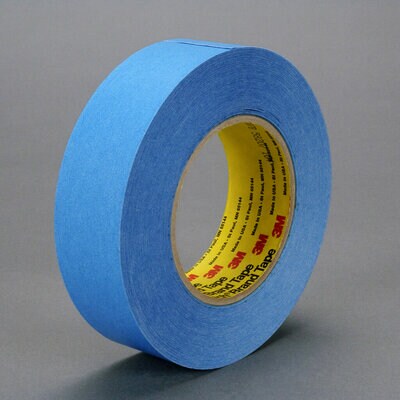 Repulpable Super Strength Single Coated Tape 3187 Blue, 1 inch