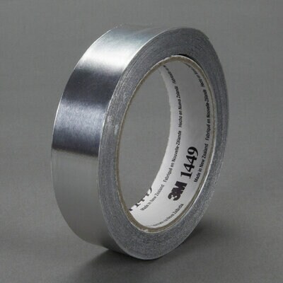 3M(TM) Aluminum Foil Tape 1449 Silver 1 inch