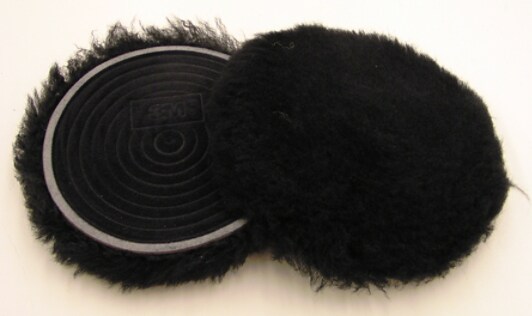 3M(TM) Finesse-it(TM) Natural Buffing Pad 85100, 5-1/4 in Black