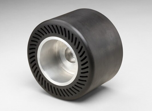 3M(TM) Rubber Slotted Expander Wheel PN28348, 5"x3-1/2", 1/Case