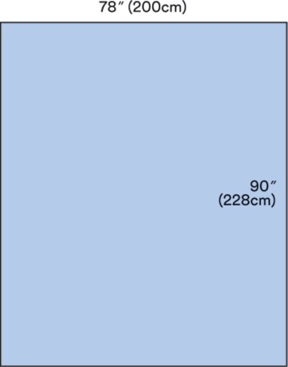Steri-Drape Drape sheet Absorbent impervious material Illus 9079