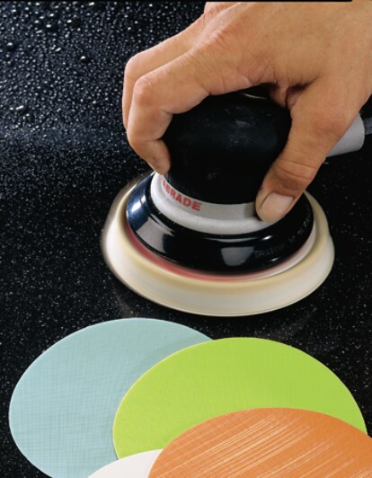 3M(TM) Hookit(TM) II Microfinishing Film 366L Application Image