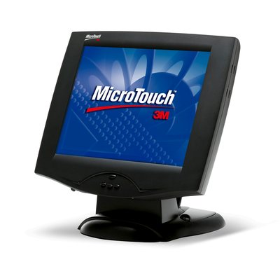 3M(TM) MicroTouch(TM) M150 Touch Monitor blue with logo