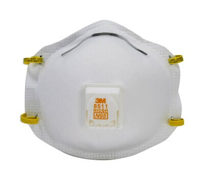 8511, 3M(TM) Woodwork and Sanding Paint Surface Resp R8511ES-HC