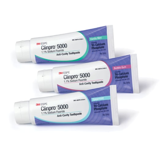 Clinpro 5000 Product Photo - All Flavors