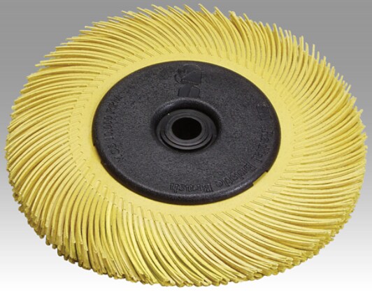 Scotch-Brite(TM) Radial Bristle Brush, 6x1/2x1 in 80 w-Adapter