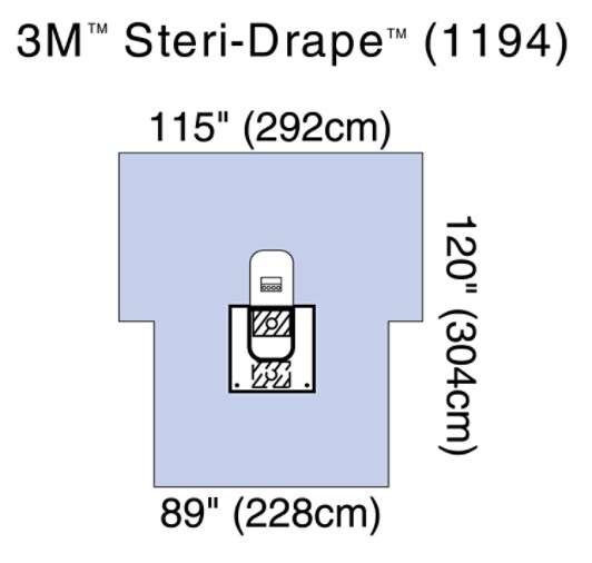 Arthroscopy Sheet w Pouch Biocade Material Illus 1194