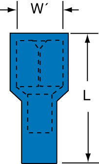 Nylon Insulated with Insulation Grip Female Disconnects
