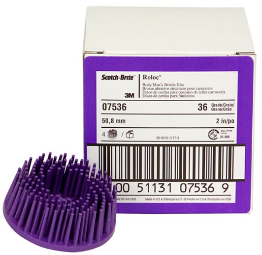 Scotch-Brite(TM) Roloc(TM) Body Man's Bristle Disc 07536